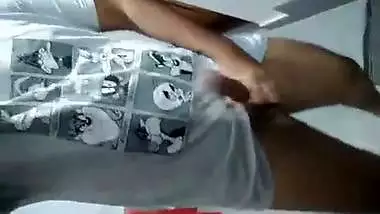 Indian college guy exposing big dick