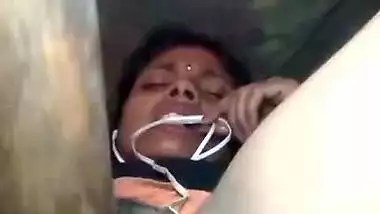 Horny village wife dildoing pussy with chapatti roller
